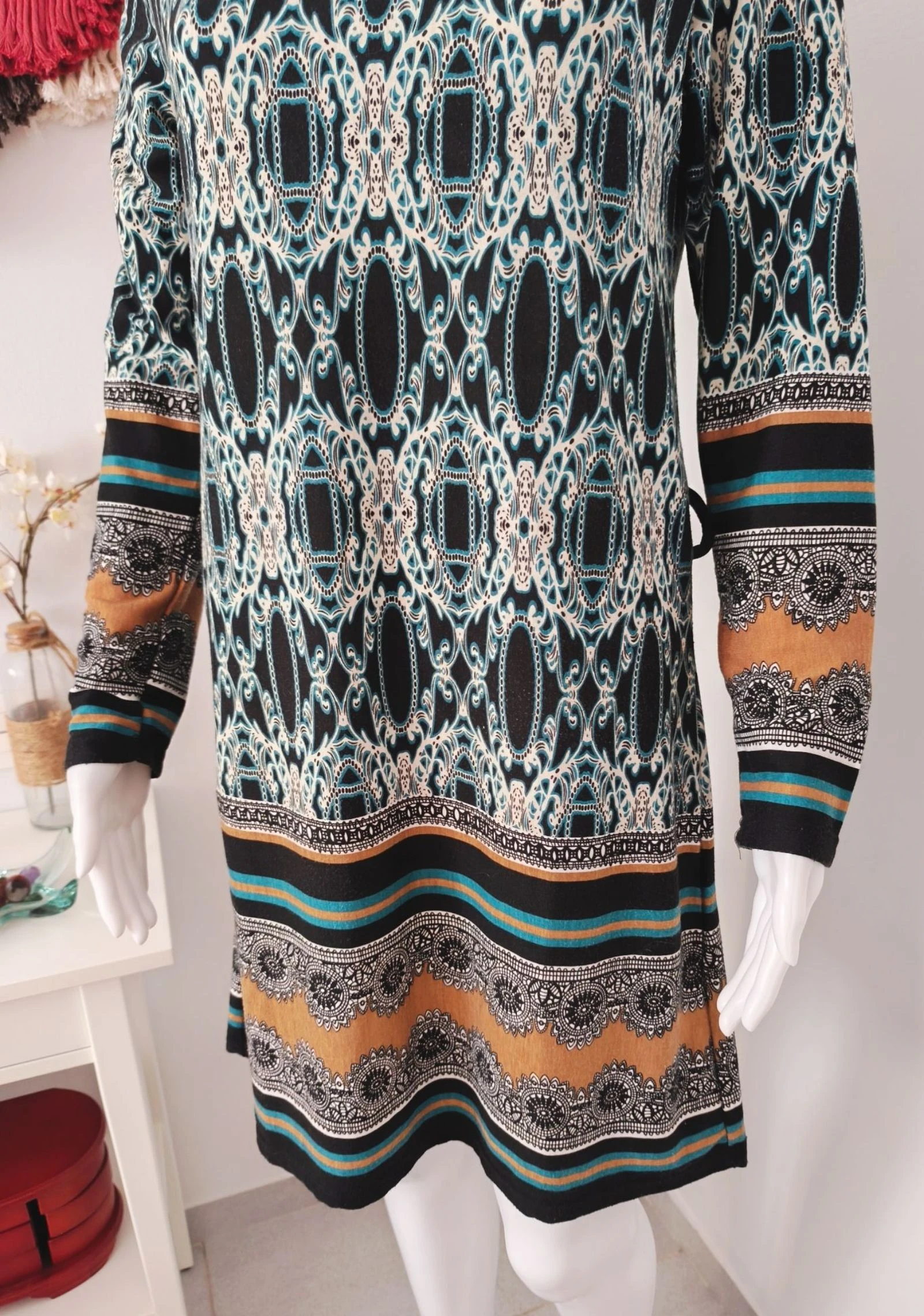 Prachtige Boho Jurk met Etnische Print – photo 5